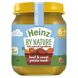 Heinz By Nature Beef &amp;amp; Sweet Potato Mash Baby Food Jar 6+ Months    120g