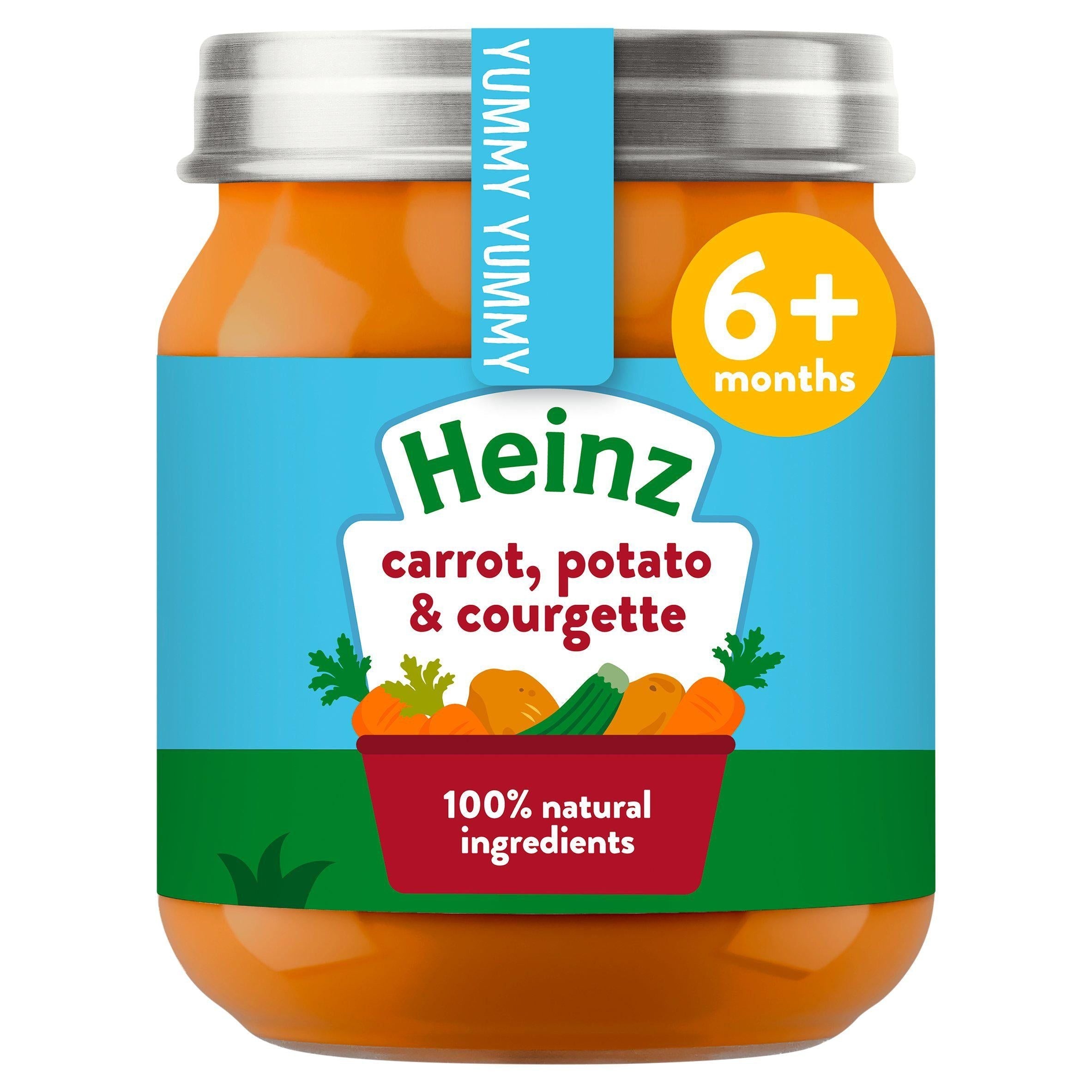 Heinz By Nature Carrot, Potato &amp;amp; Courgette Jar Baby Food 6+ Months 120g