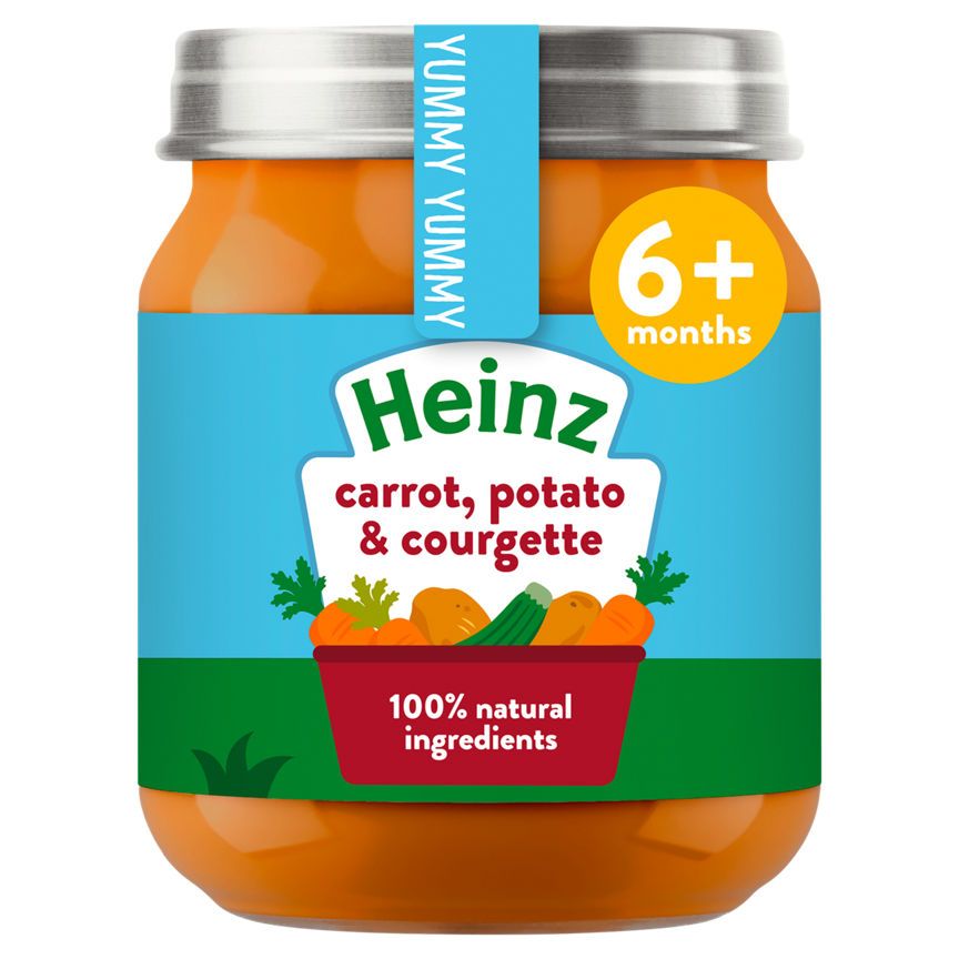 Heinz By Nature Carrot, Potato &amp;amp; Courgette Jar Baby Food 6+ Months