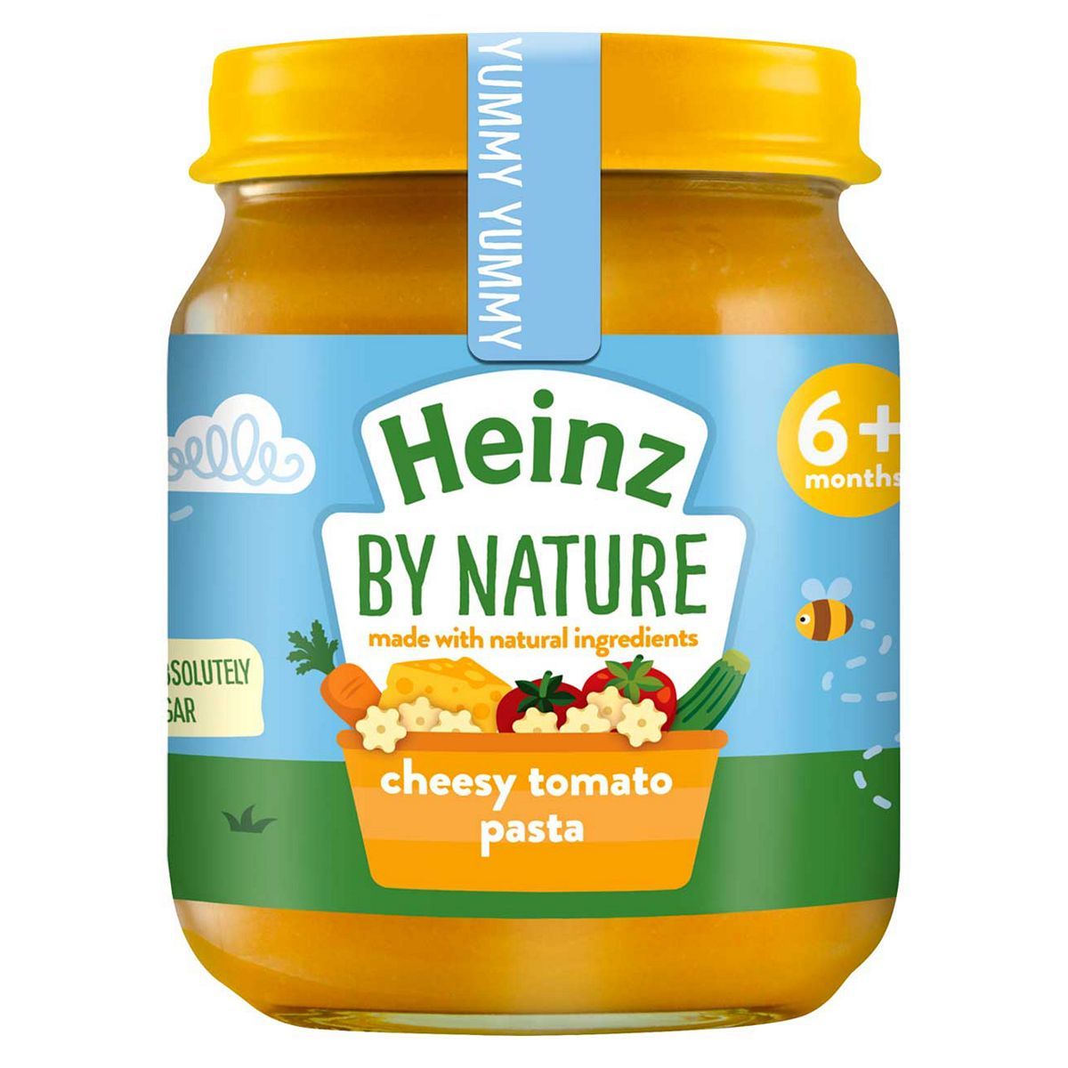 Heinz By Nature Cheesy Tomato Pasta Jar, 6+ Months