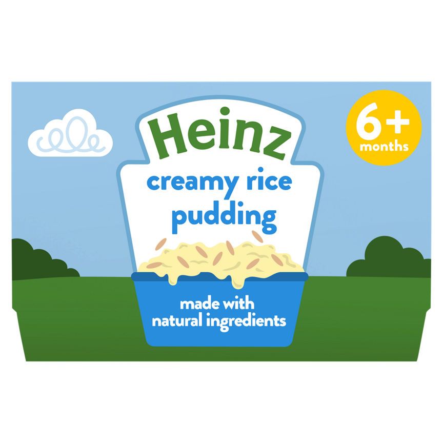 Heinz By Nature Creamy Rice Pudding 6+ Months Baby Food