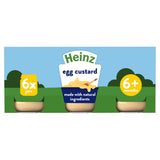 Heinz By Nature Egg Custard Jars Baby Food 6+ Months 6x120g