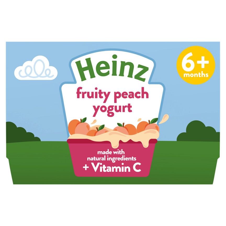 Heinz By Nature Fruity Medley Custard Baby Food 6+ Months