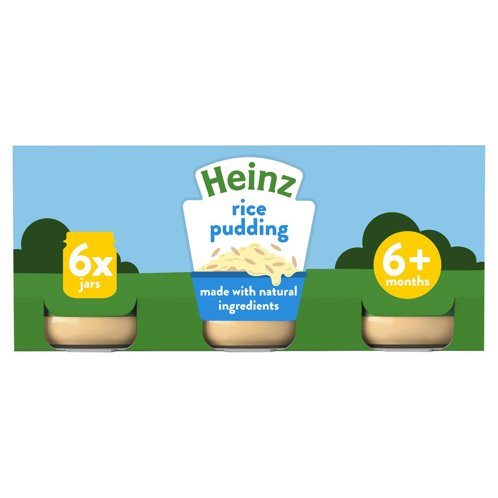 Heinz By Nature Rice Pudding Baby Food 6+ Months 6x120g