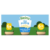 Heinz By Nature Rice Pudding Baby Food 6+ Months 6x120g