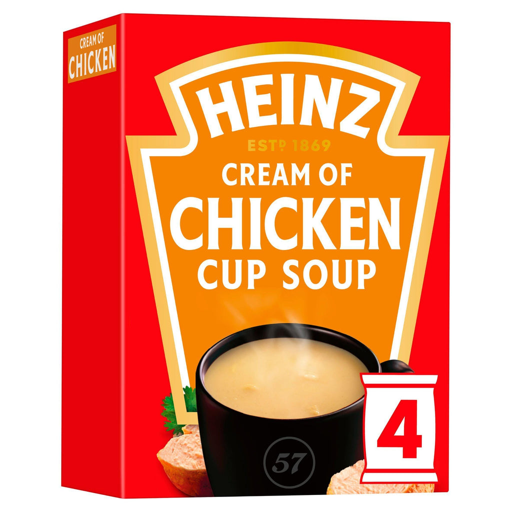 Heinz Cream of Chicken Cup Packet Soup x4 68g