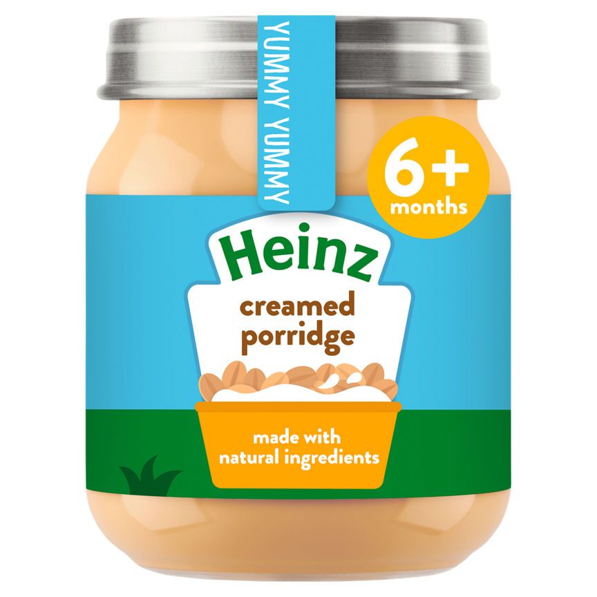 Heinz Creamed Porridge Baby Food Jar 6+ Months