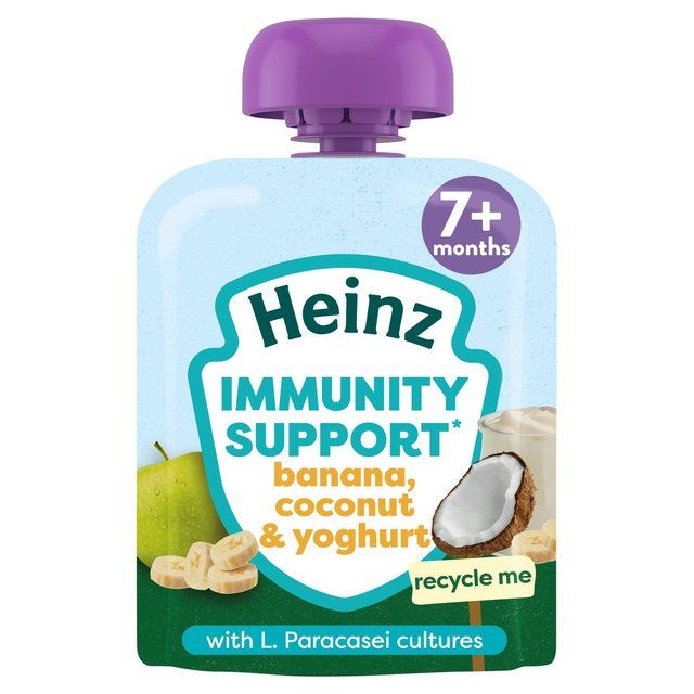 Heinz Immunity Support Baby Food Banana Apple Coconut &amp;amp; Yoghurt 7m+   85g