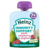 Heinz Immunity Support Baby Pouches Pear Raspberry &amp;amp; Yogurt 7M+   85g