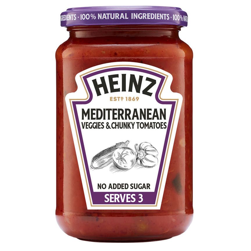 Heinz Mediterranean Veggies &amp;amp; Chunky Tomatoes Pasta Sauce