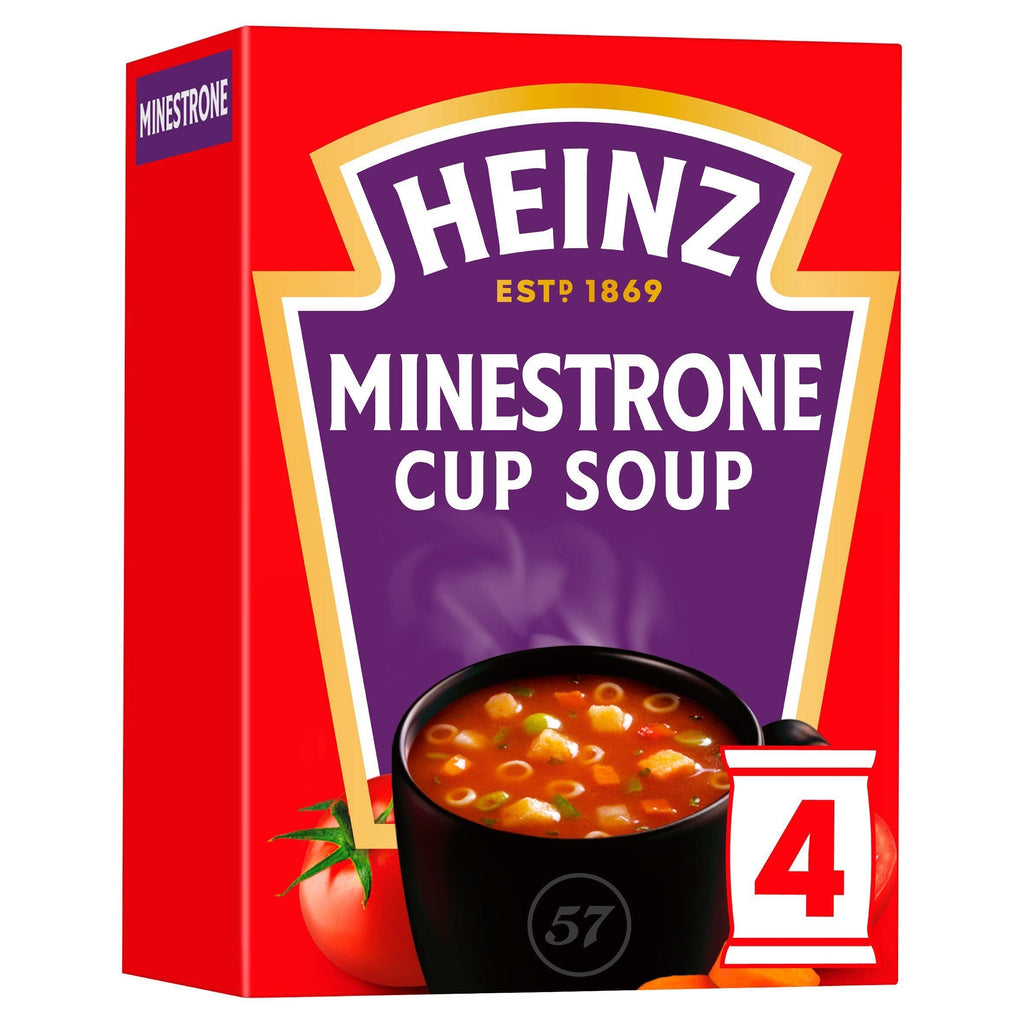 Heinz Minestrone Cup Packet Soup 4x18g