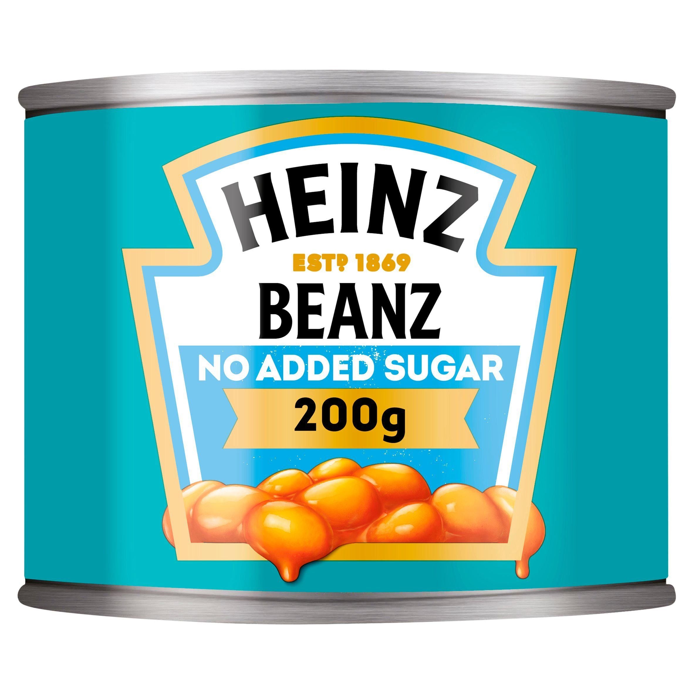 Heinz No Added Sugar Baked Beans in a Rich Tomato Sauce 200g