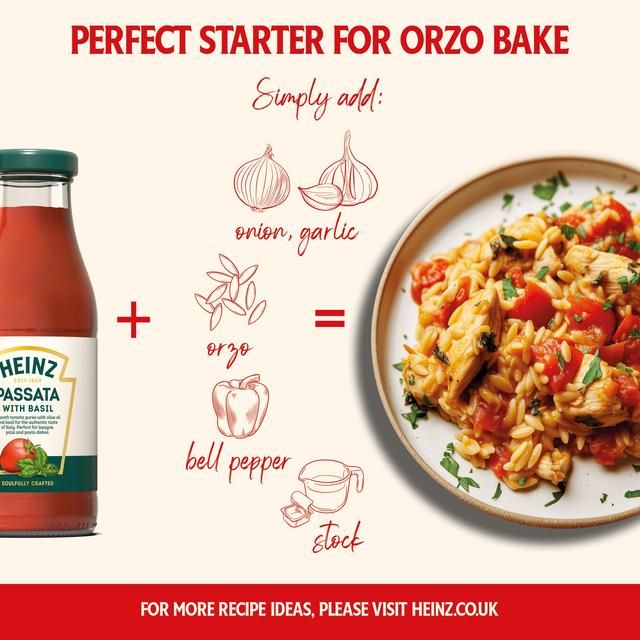 Heinz Passata with Basil   500g