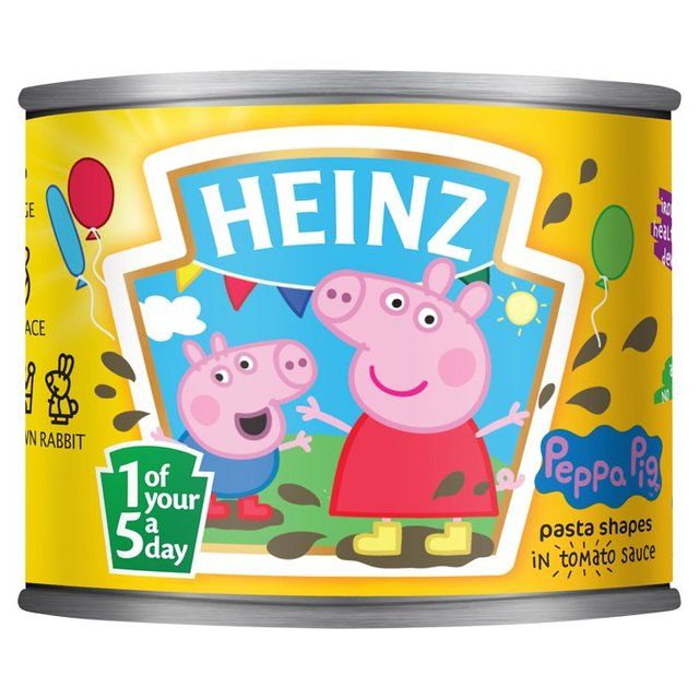 Heinz Peppa Pig Pasta Shapes in Tomato Sauce   205g