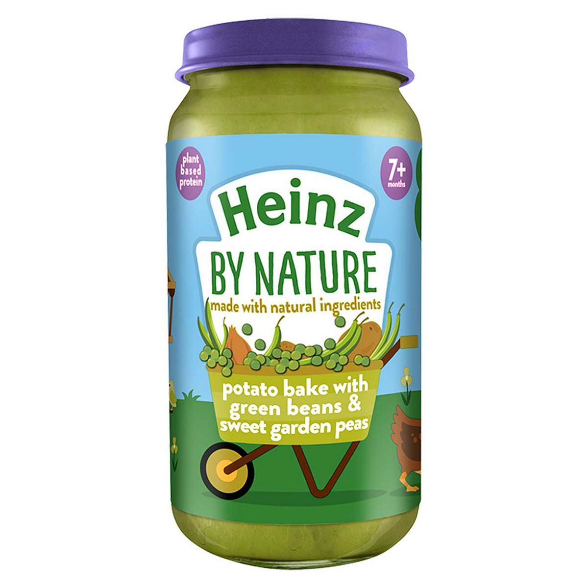 Heinz Potato Bake with Green Beans &amp;amp; Sweet Garden Peas Baby Food Jar 7+ Months 200g