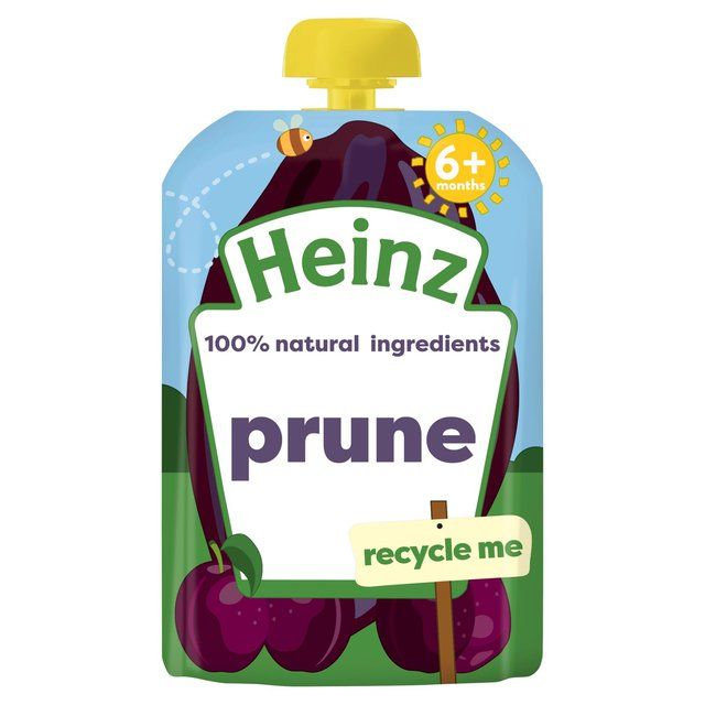 Heinz Prune Baby Food Fruit Pouch 6+ Months   100g