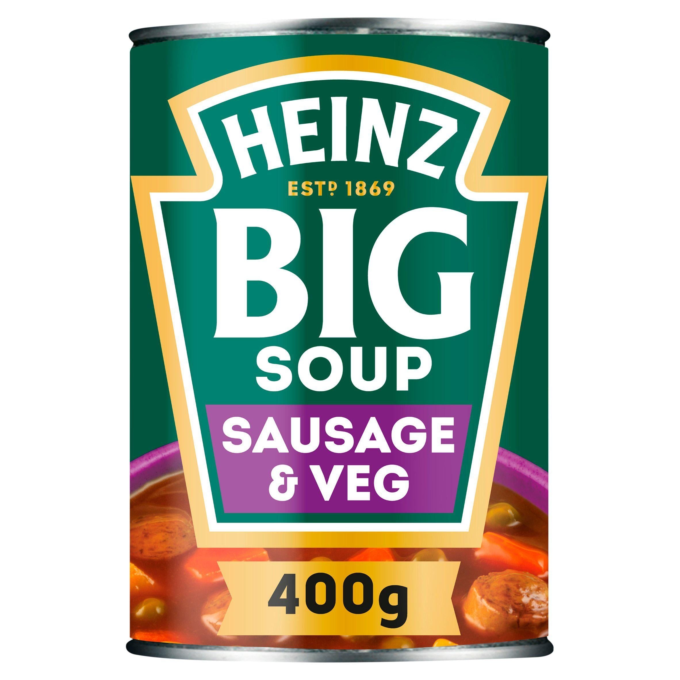 Heinz Sausage &amp;amp; Vegetable Chunky Big Soup 400g