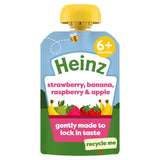 Heinz Strawberry, Banana, Raspberry &amp;amp; Apple Fruit Baby Food Pouch 6+ Months