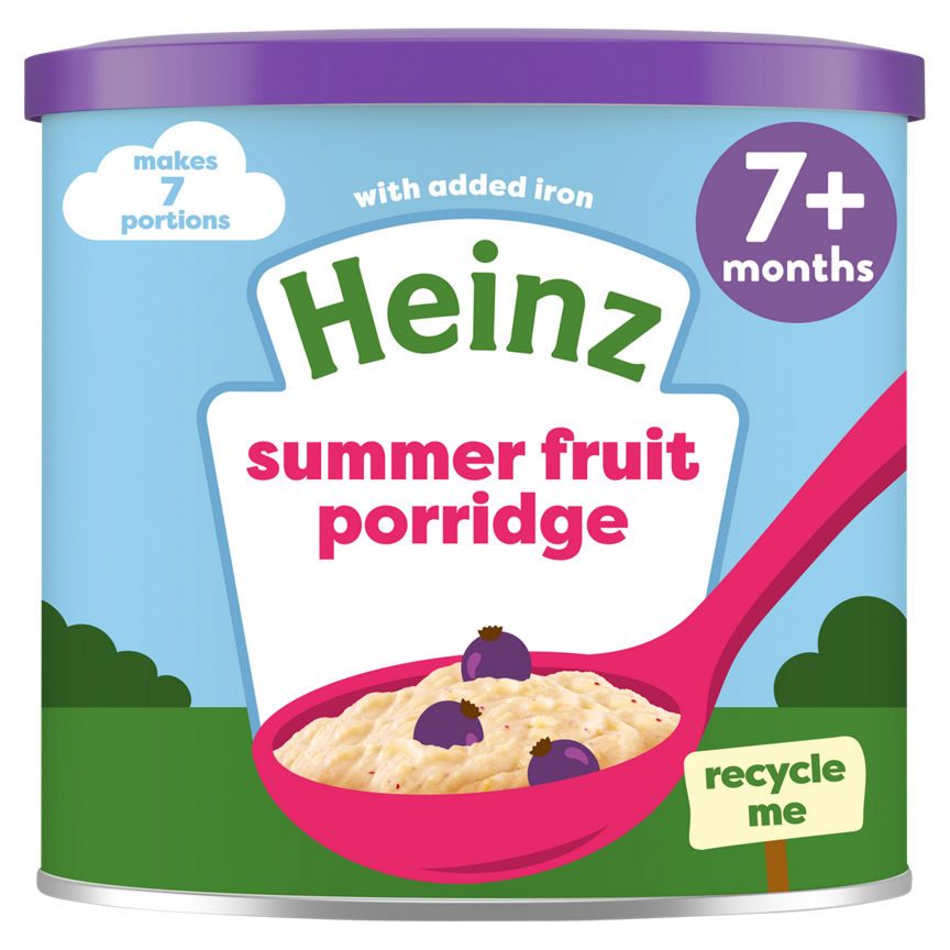 Heinz Summer Fruit Porridge Baby Food 7+ Months