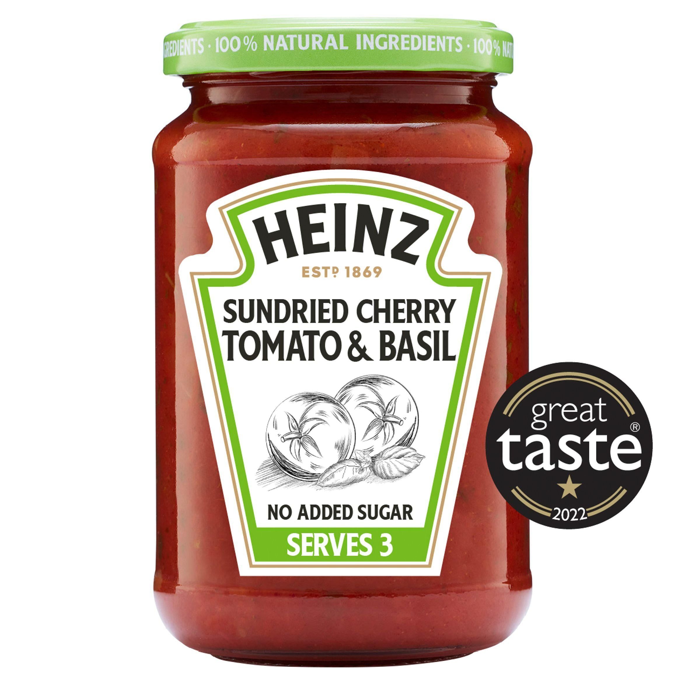 Heinz Sundried Cherry Tomato &amp;amp; Basil Pasta Sauce 350g