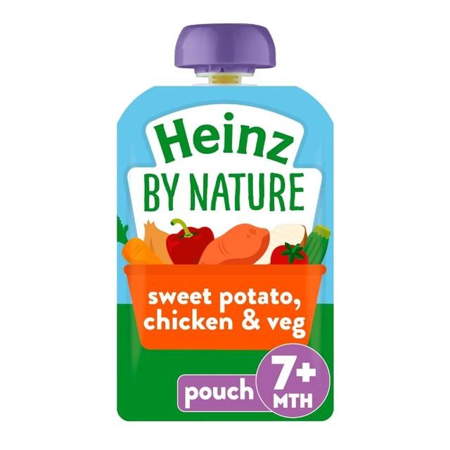 Heinz Sweet Potato Chicken &amp;amp; Veggies Pouch Baby Food 7+ Months    130g