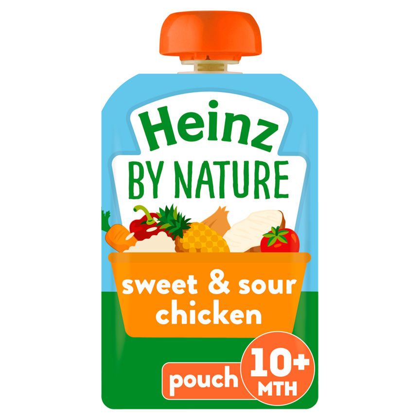 Heinz Sweet &amp;amp; Sour Chicken  Baby Food Pouch 10+ Months