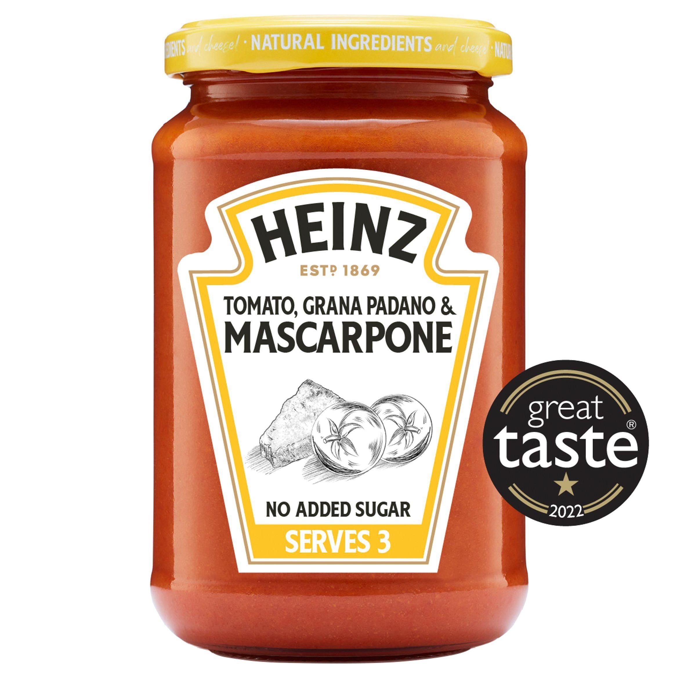 Heinz Tomato Grana Padano &amp;amp; Mascarpone Pasta Sauce 350g