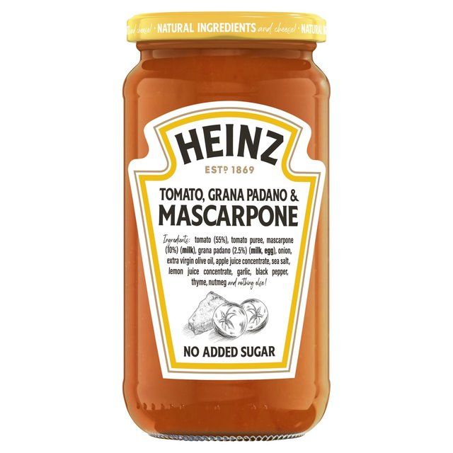 Heinz Tomato Mascarpone &amp;amp; Grana Padano Pasta Sauce   490g