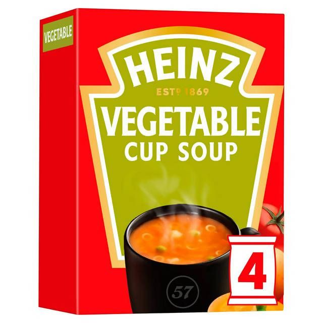 Heinz Vegetable Cup Packet Soup x4 76g