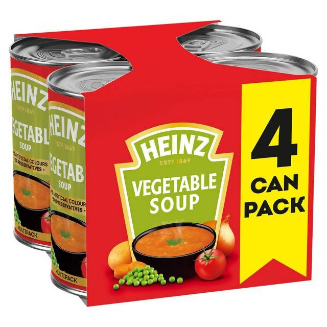 Heinz Vegetable Soup 4x400g