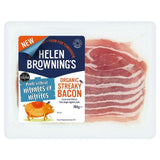 Helen Browning's Unsmoked Organic Streaky Bacon No Added Nitrates   184g