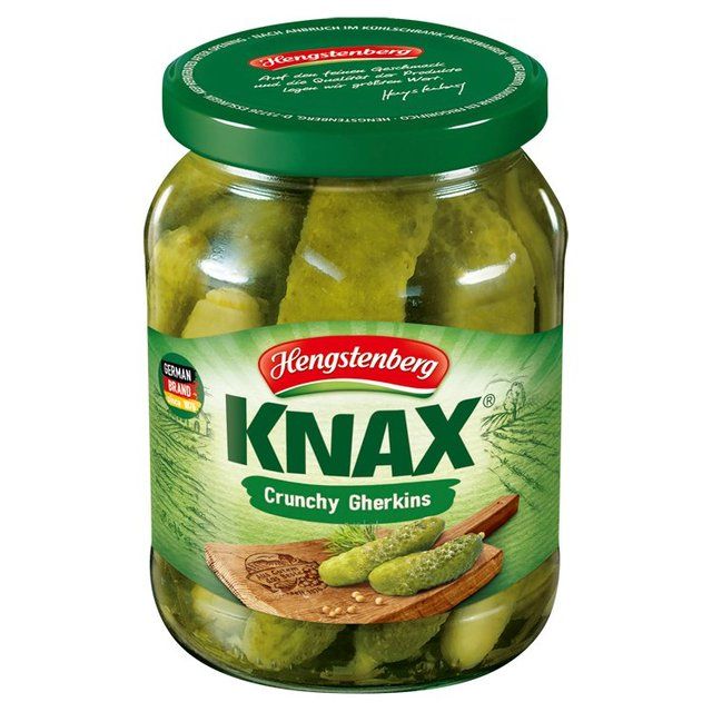 Hengstenberg Knax Crunchy Gherkins   330g