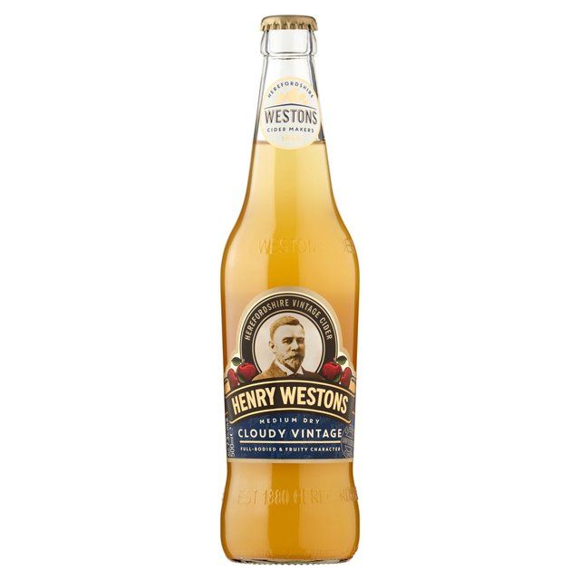 Henry Westons Cloudy Vintage Cider   500ml