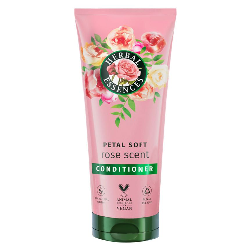 Herbal Essences Rose Scent Petal Soft Conditioner 200ml to Nourish Dry Hair