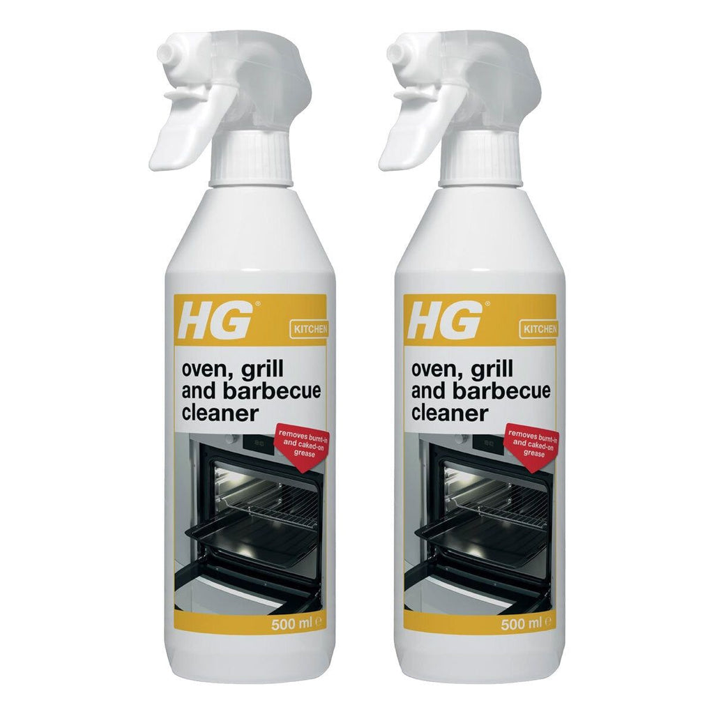 HG Oven, Grill & Barbeque Cleaner, 2 x 500ml