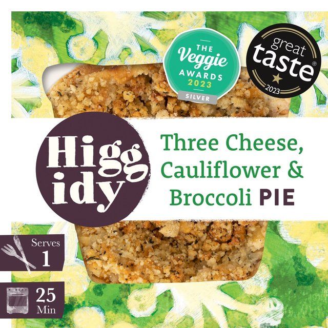 Higgidy Cauliflower Cheese &amp;amp; Broccoli Pie   250g