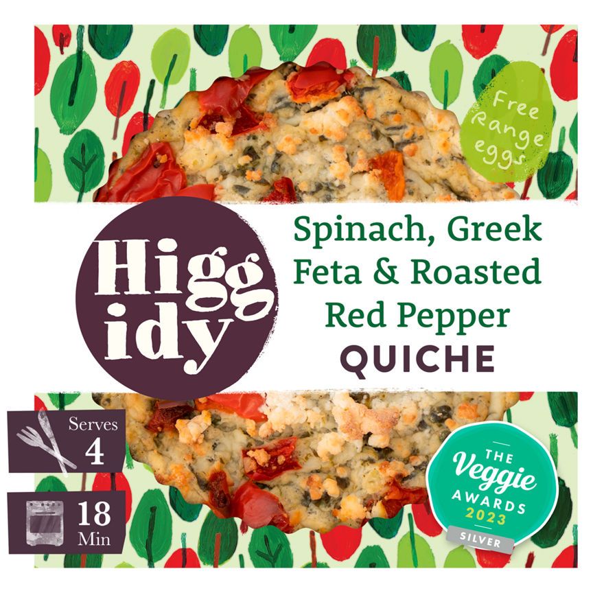 Higgidy Feta &amp;amp; Roasted Red Pepper Quiche