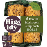 Higgidy Porcini Mushroom &amp;amp; Spinach Vegan Rolls   160g