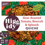 Higgidy Slow Roasted Tomato Broccoli &amp;amp; Spinach Quiche 380g