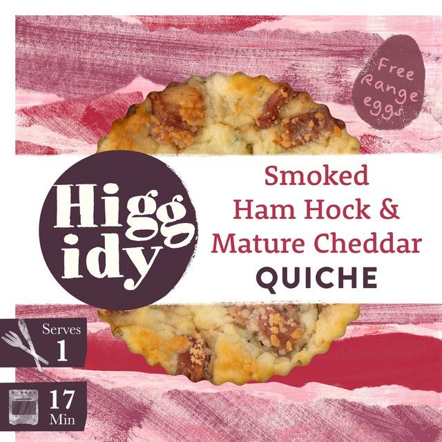 Higgidy Smoked Ham Hock &amp;amp; Cheddar Quiche   155g