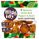 Higgidy Spinach &amp;amp; Red Pepper Mini Muffins   160g