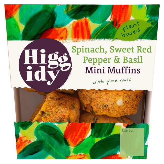 Higgidy Spinach &amp;amp; Red Pepper Mini Muffins   160g