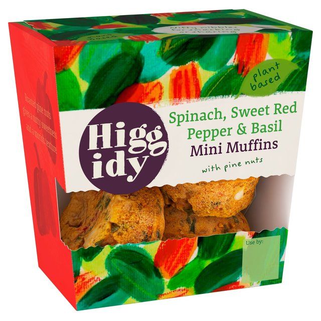 Higgidy Spinach &amp;amp; Red Pepper Mini Muffins   160g