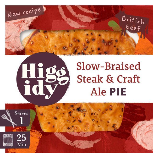 Higgidy Steak and Ale Pie   250g