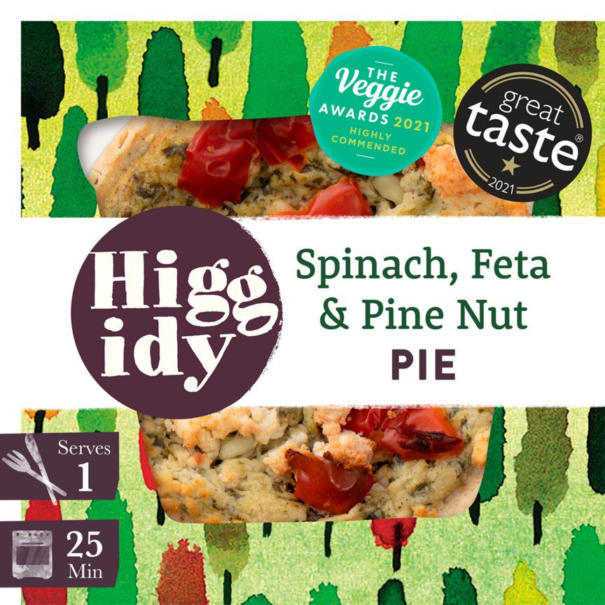 Higgidy Veggie Spinach &amp;amp; Pine Nut Pie