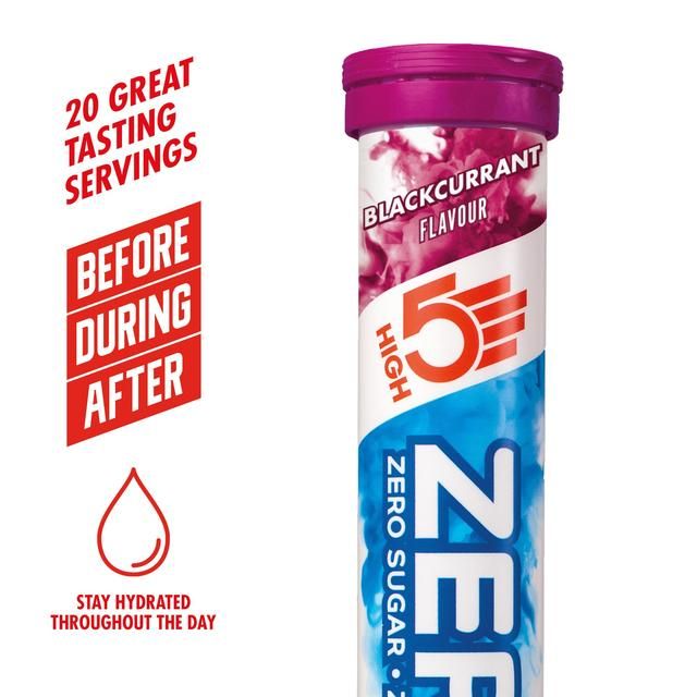 HIGH5 ZERO Blackcurrant Electrolyte Sports Drink Tablets 20 tab   20 per pack