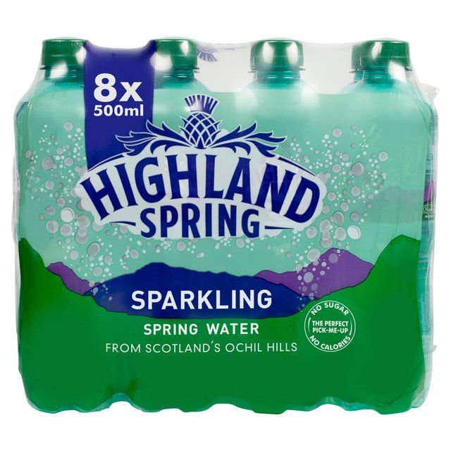 Highland Spring Sparkling Water   8 x 500ml