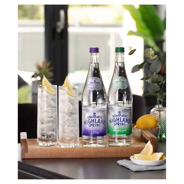 Highland Spring Sparkling Water Glass   750ml