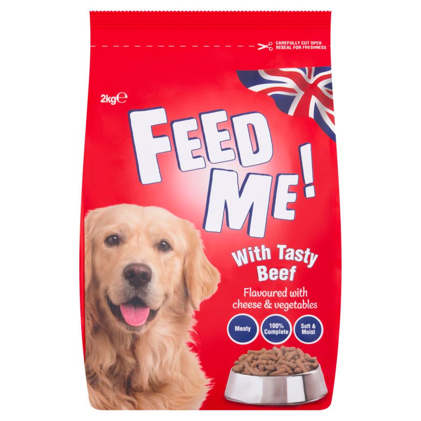 HiLife Feed Me! Complete Nutrition with Beef, Cheese &amp;amp; Vegetables Dry Adult Dog Food