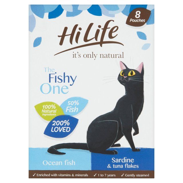 HiLife It's only Natural The Fishy One in Jelly   8 x 70g